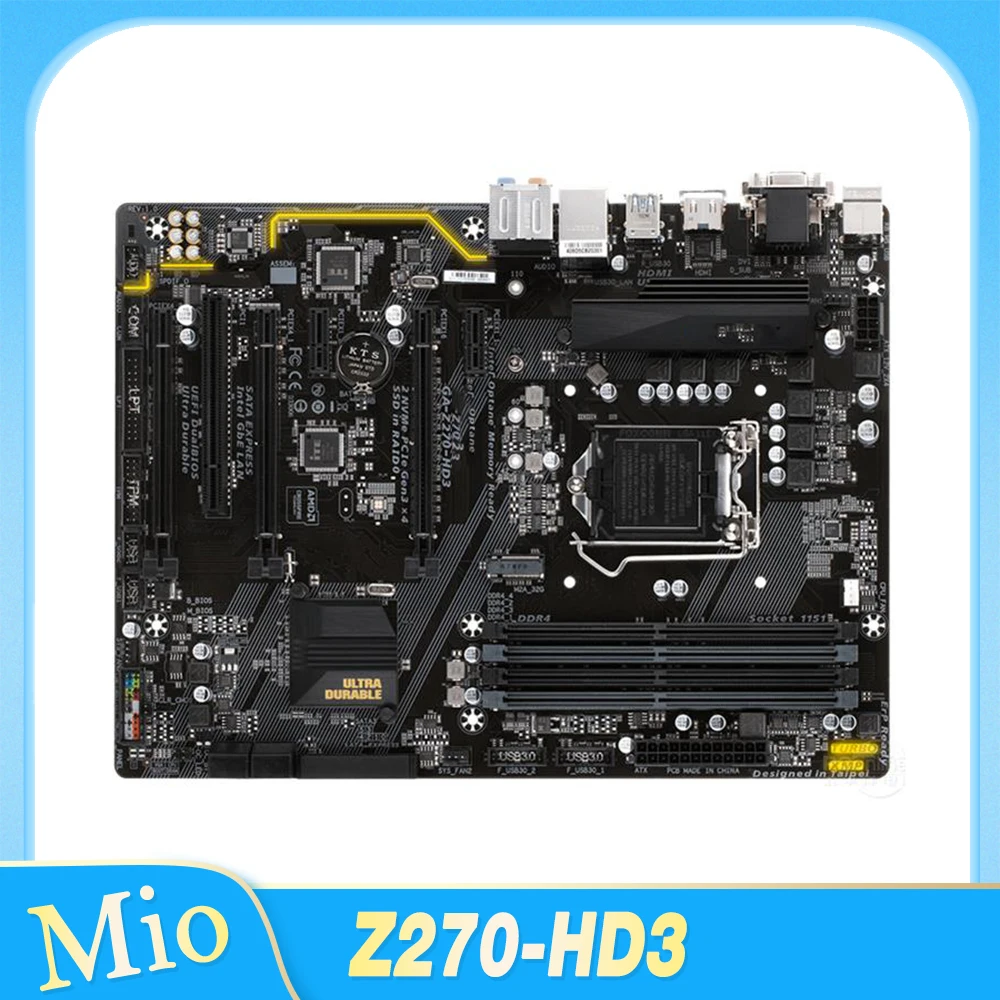 For Giga-byte Z270-HD3 desktop 1151 computer motherboard supporting DDR4