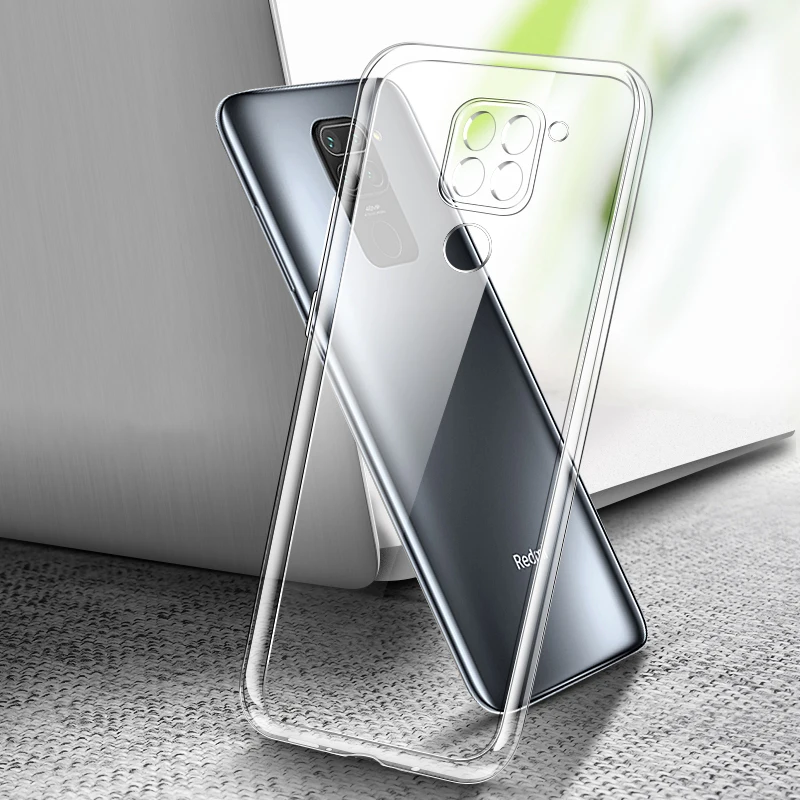 

High Quality Clear Case for Xiaomi Redmi 9 9A 9C 9i 9T Note 9S Pro Max Transparent Soft Phone Cover Note9T AT Prime Power NFC 5G