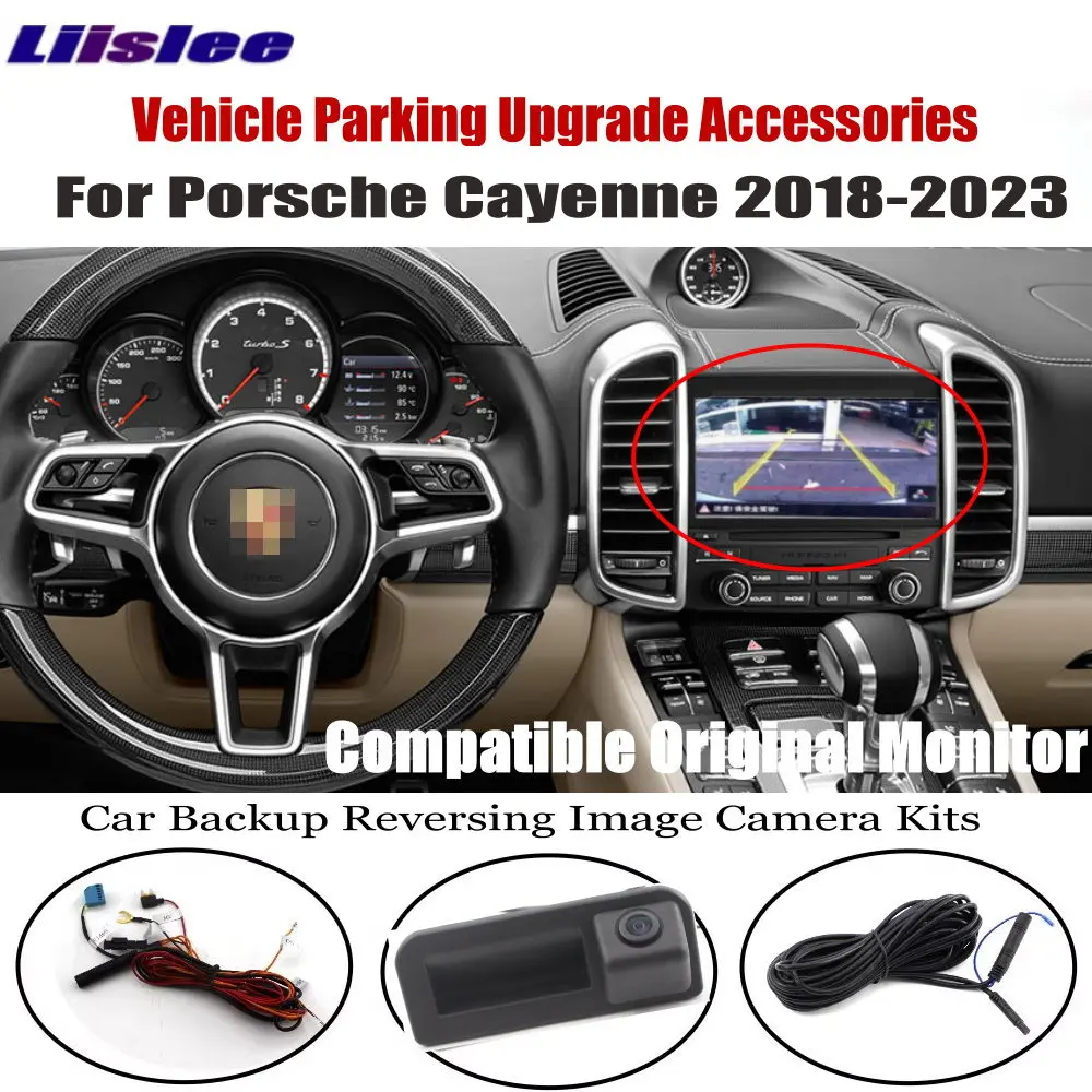 

Original Display Vehicle Backup Camera For Porsche Cayenne E3/9Y 2018-2023 MIB/MQB/PQ Factory Screen Car Reversing Accessories