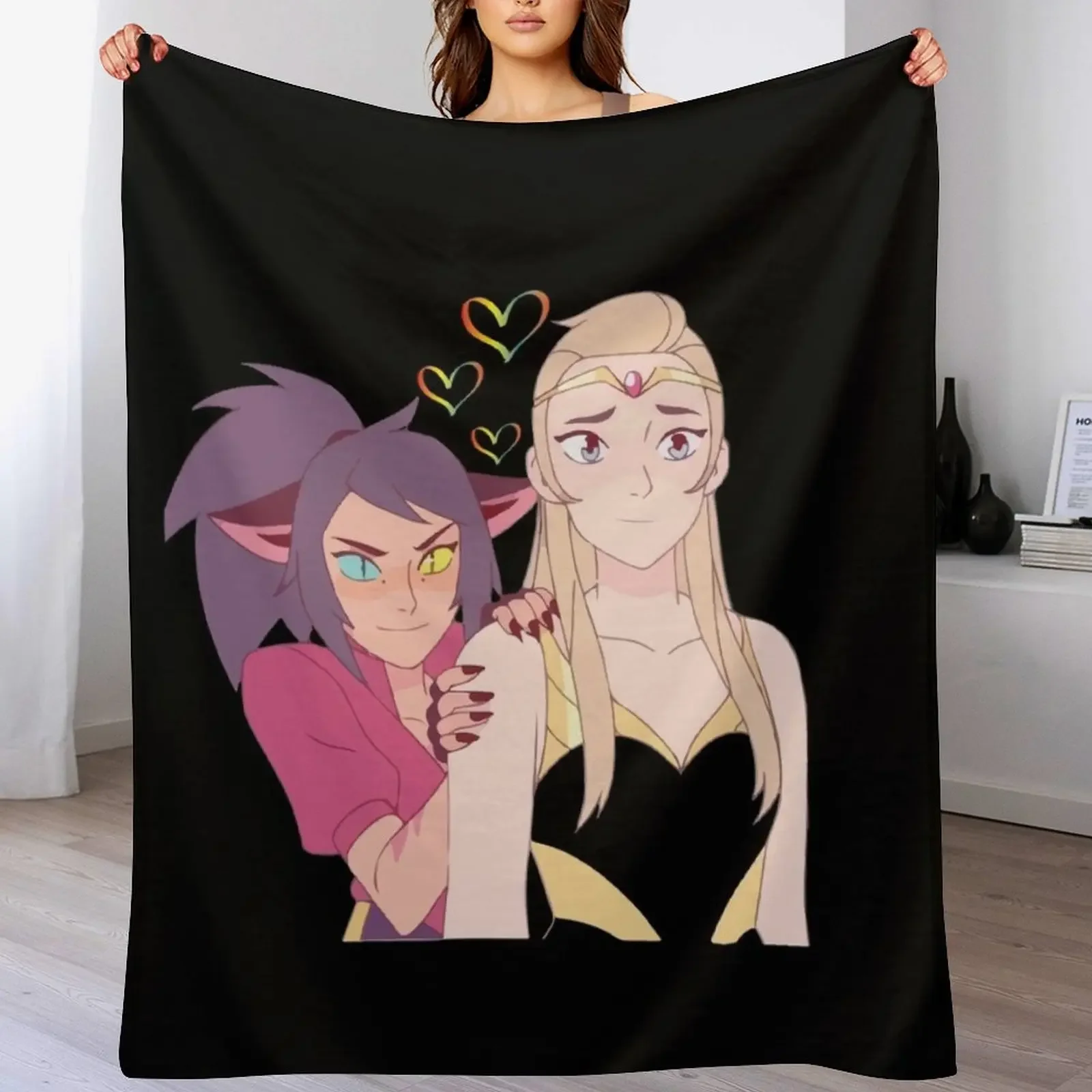 

she ra and the p Throw Blanket Warm christmas gifts Heavy Bed Fashionable Blankets