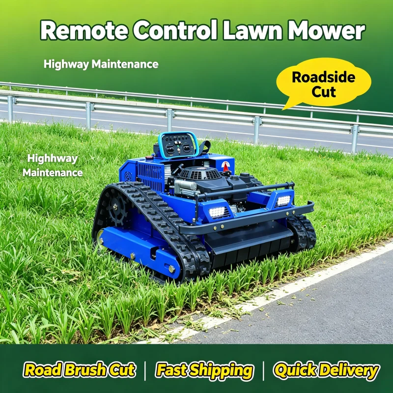 Customized Limited Time Discount Remote Control Lawn Mower All Terrain 4 Stroke Labor Saving For Orchard Lawn
