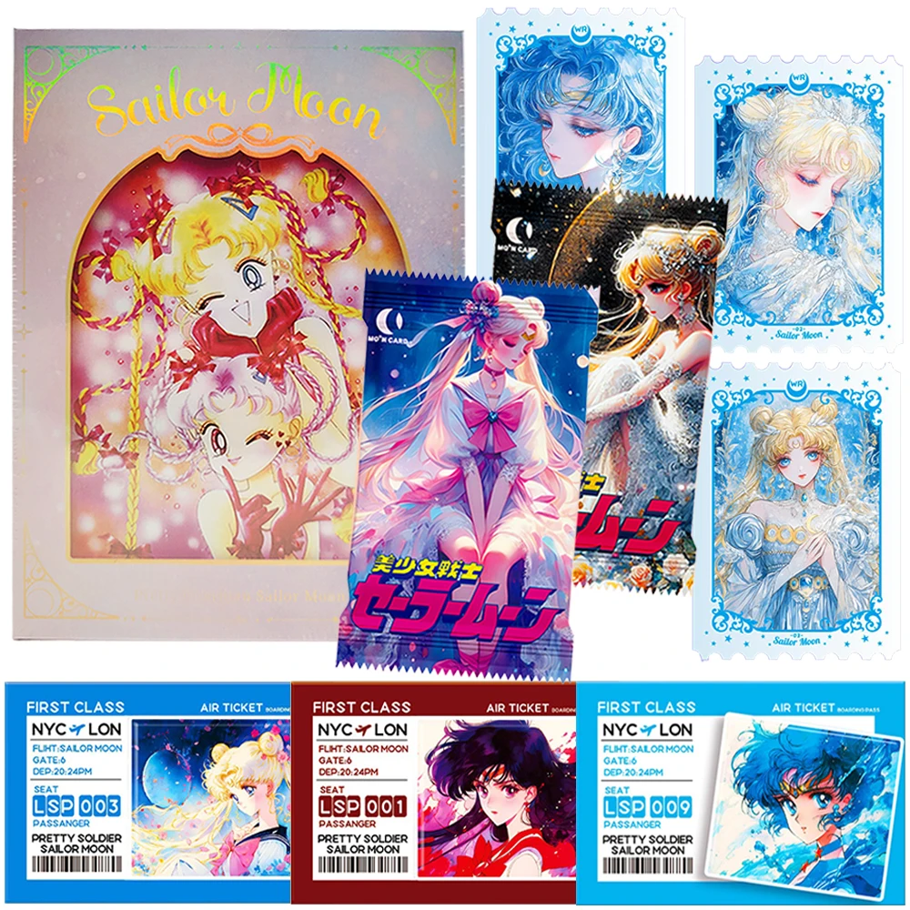 Sailor Moon Japanese Magic Anime Collection Card Popular Protagonist Group Rare Puzzle Card Funny Family Gifts Children's Toys