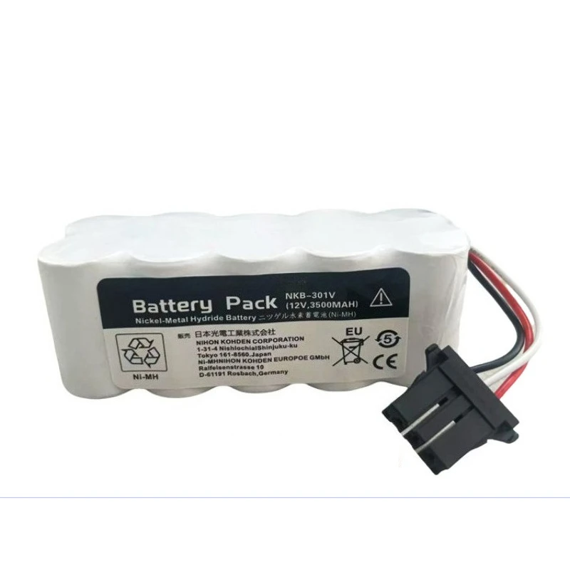 For Nihon Kohden NKB-301V TEC-7621C TEC-7631C 7700 TEC-5521 TEC-5531 Defibrillator Battery Pack 12V 2800mAh/3000mAh/3500mAh