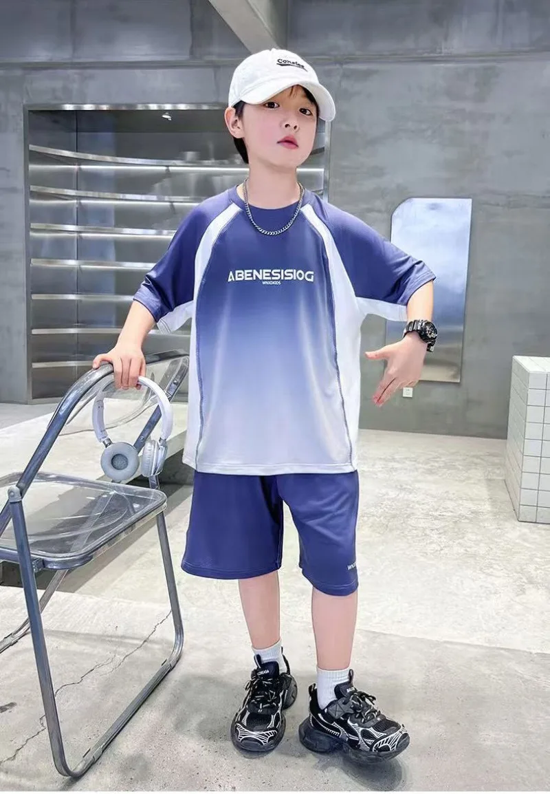 

Sportswear Set Home Clothing Children's Costume Kid Boy's Shorts Top Boys Sweatshirt Kids Child Summer 4 Years Toddler Sets Tees