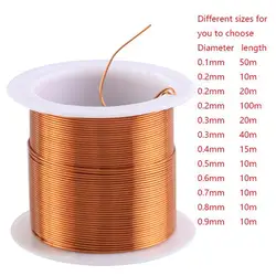 Cable Coppers Wire Magnet Enameled Coppers 0.1/0.2/0.3/0.4/0.5/0.6/0.7/0.8/0.9mm Winding Coil Coppers Wire