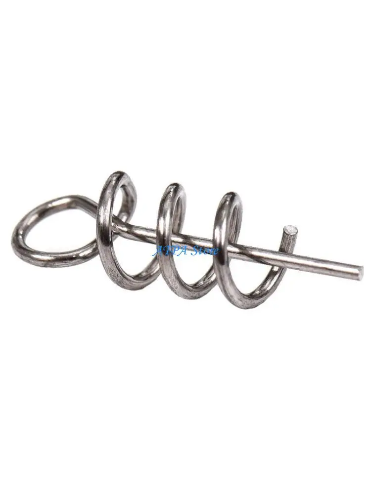 U13C Fishing Crank Hook Centering Pin Crank Hook Fishing Twist Lock Bait Rig Needle