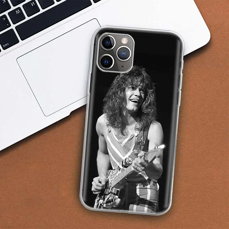 Eddie Van Halen Graphic Guitar Phone Case For Apple iPhone 11 12 13 14 15 16 Pro Max 7 X XS 8 Plus + Mini SE Customized Print So