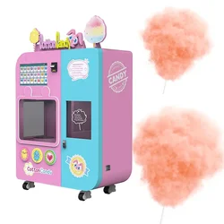 Full Automatic Cotton Candy Vending Machine Snack Machines Cotton Candy Machine