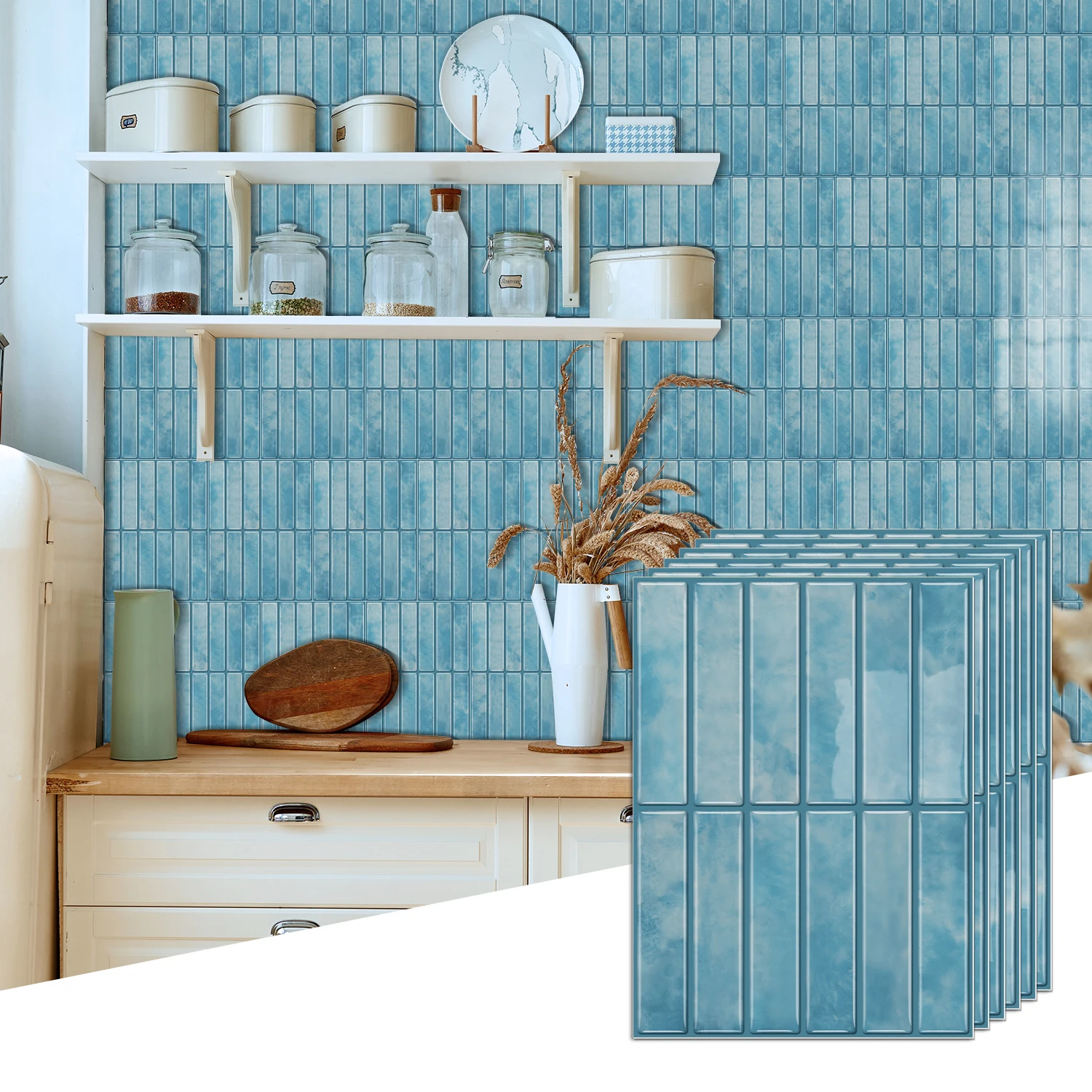 

Самоклеящиеся наклейки для плитки, наклейки для плитки, устойчивые к брызгам, декор для стен на кухню и в ванную, декор для спальни.