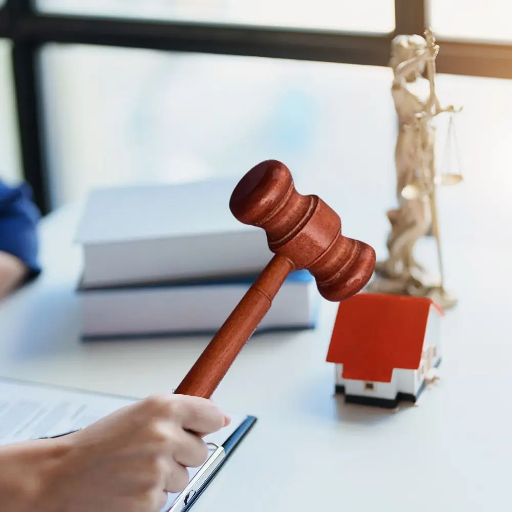 مطارق القاضي الخشبية الرقيقة المصنوعة يدويًا أدوات يدوية الصوت كتلة الصوت مطرقة المطرقة الخشبية متينة للمحامي مطرقة مزاد القاضي