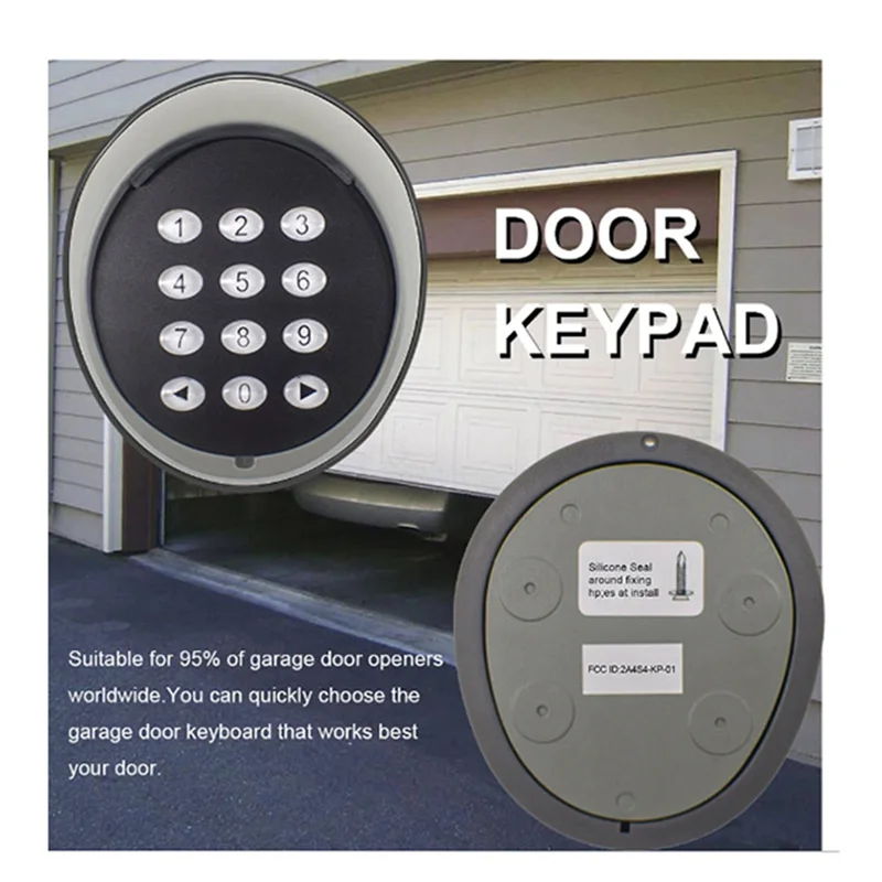 【SURPRISE】Tastiera numerica ricevitore Rolling Code universale wireless 433MHZ per apricancaporta automatici per garage Cancello scorrevole a battente Ga