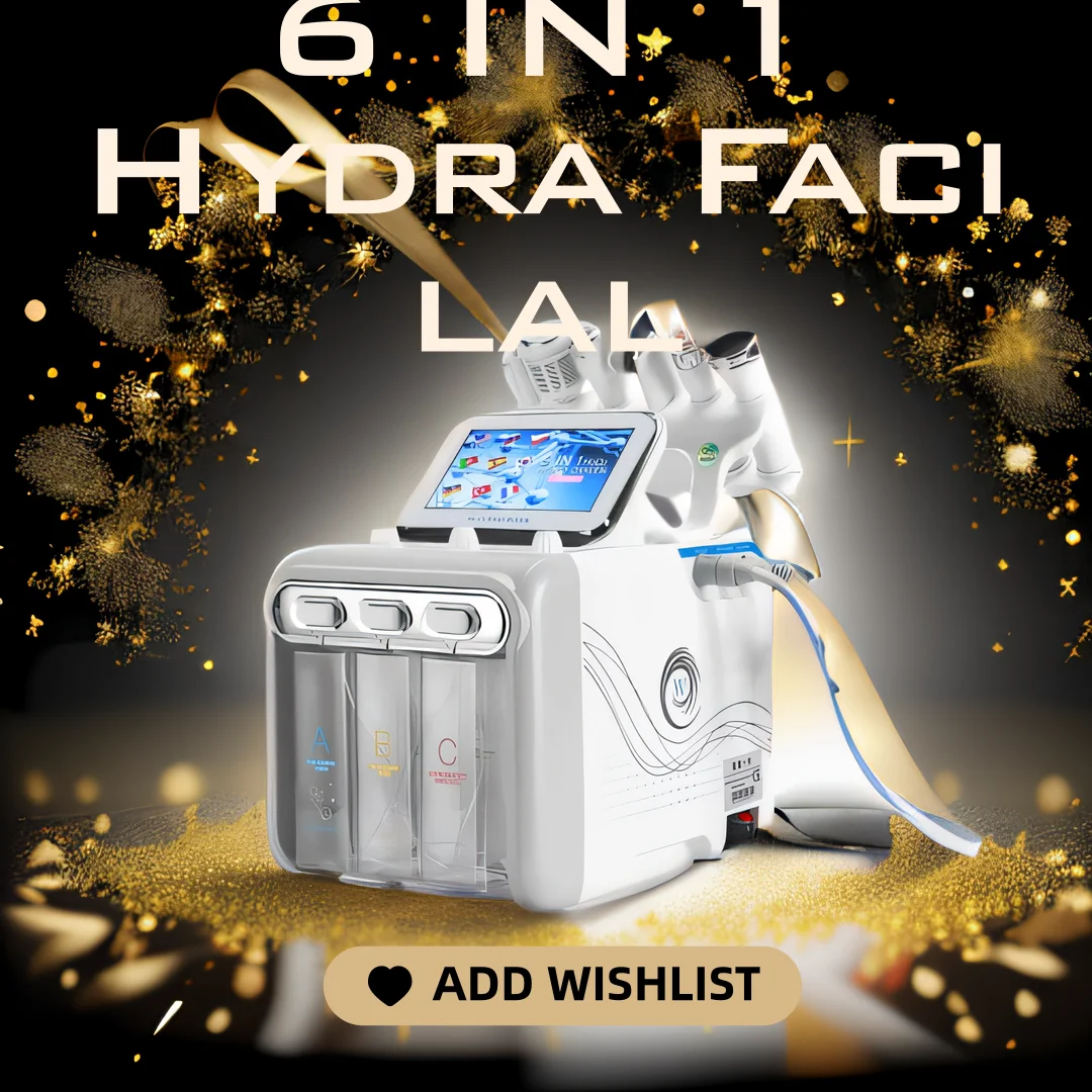 6 In 1H2O2 Water Oxygen Jet Peel Hydro Beauty Skin Cleansing Hydro facial Machine Facial Machine Water Aqua Peeling