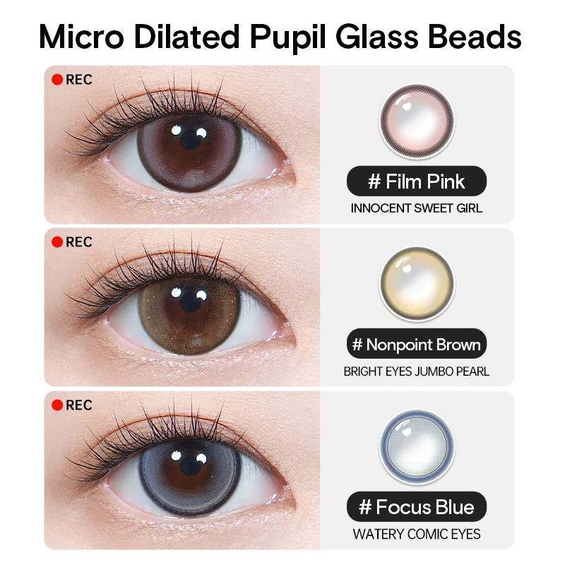 Kilala 1Day Color Contact Lenses Non-Lonic Colored Lenses for Eyes Daily Dress Up Cool Girl Party Dating 10Pcs Daily Lens