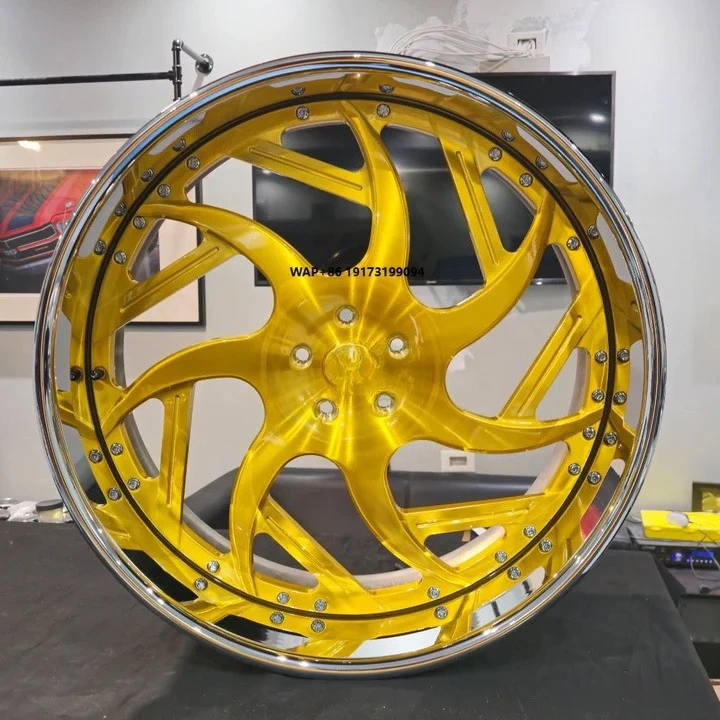

Customized Car Rims 18 19 20 21 22 24 26 Inch 5x112 5x120 Gold Chrome Deep Dish Alloy Wheels for Oldsmobile Caprice