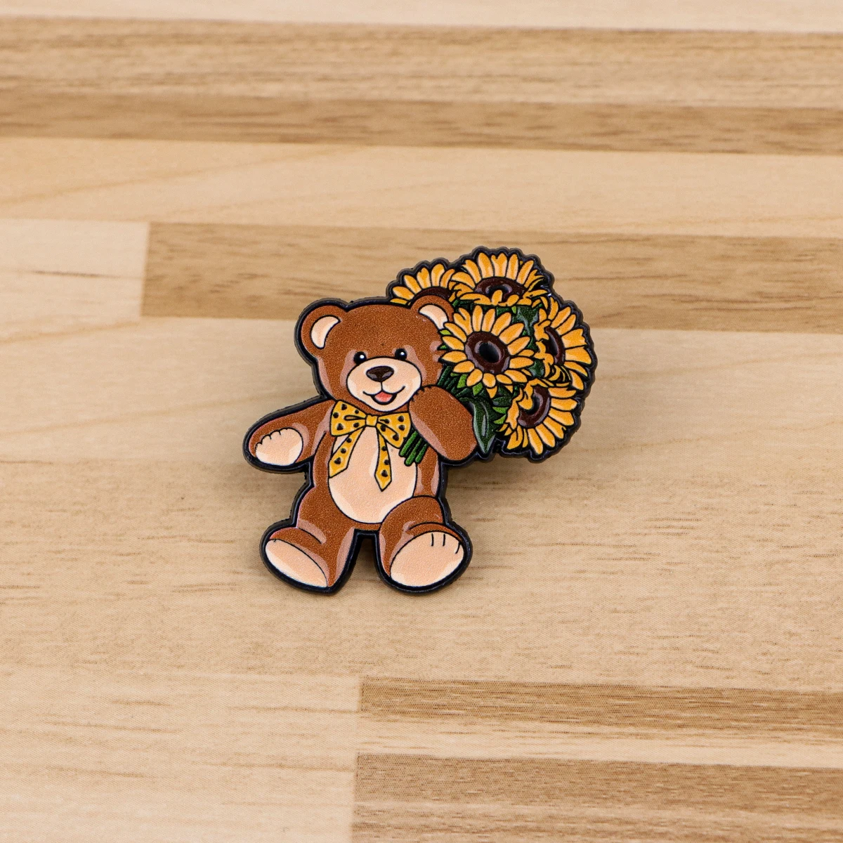 Funny Cute Monkey Bear Enamel Pin Office Coffee Cat Brooch Lapel Pin Badge on Backpack Clothing Accessories Jewelry Friends Gift view 5