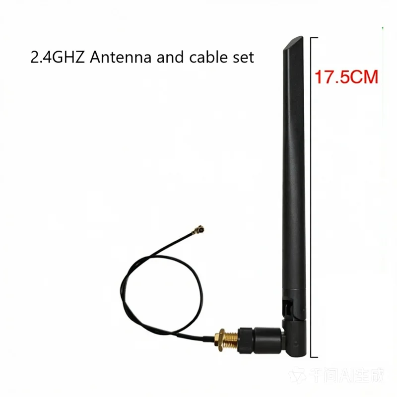 GWS 5 Stück WLAN-Antenne 2,4 GHz 5dBi Verstärkung SMA-Stecker und PX4 zu SMA-Buchse Kabel für Zigbee WLAN 2,4 GHz Router Signalverstärker Largo – Detail 7