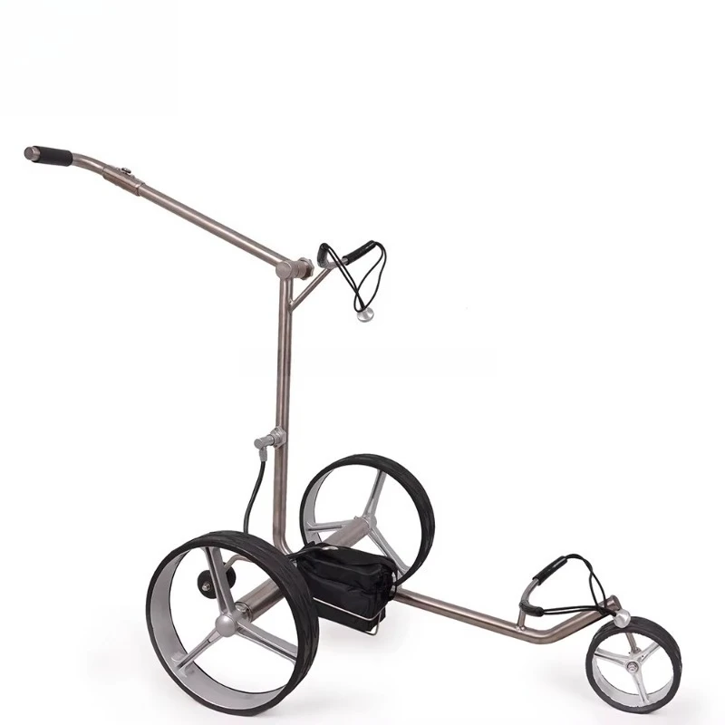 

Titanium High Power Remote Control Golf Trolley ,Fit 24V Lithium Battery and Light Weight