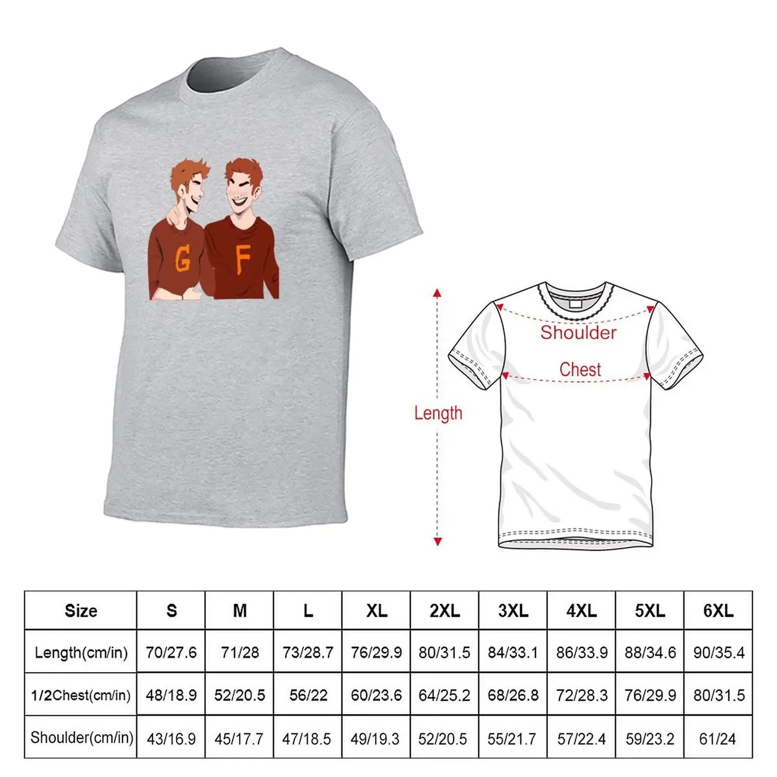 fred and george weasly T-Shirt sweat vintage mens vintage t shirts