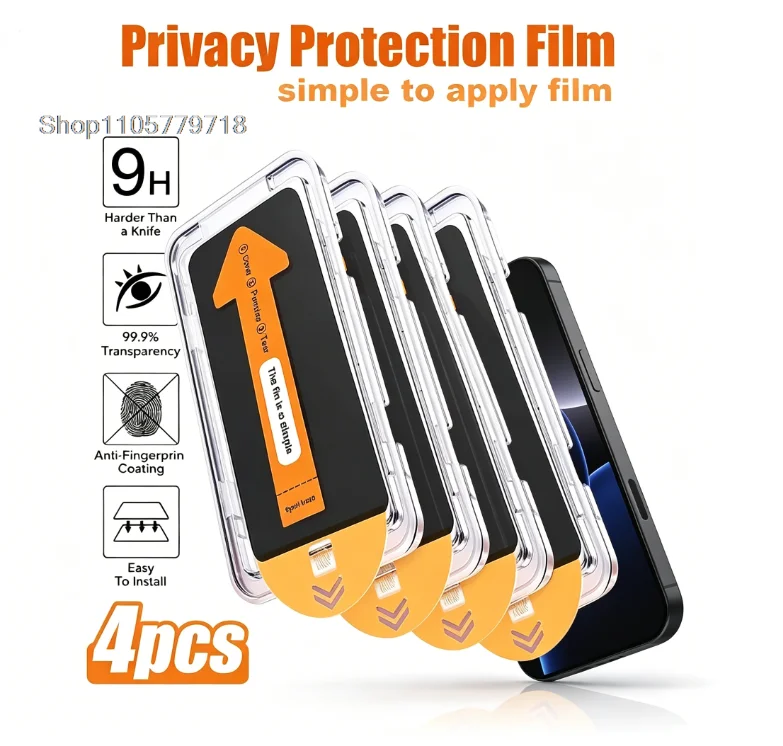 1-4PCS Anti Spy Screen Protector For Samsung A57 A56 A37 A36 A55 A35 S26 Ultra S25 S24 S23 S22 Plus A26 A17 A16 A71 Easy Install