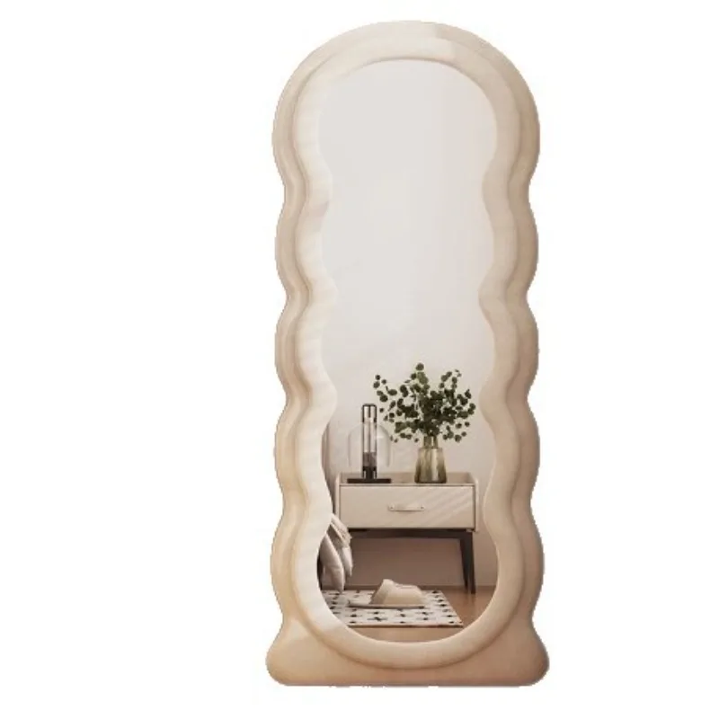 

YFY French full-length removable home bedroom fitting mirror special-shaped full-length photo sense Internet celebrity floor