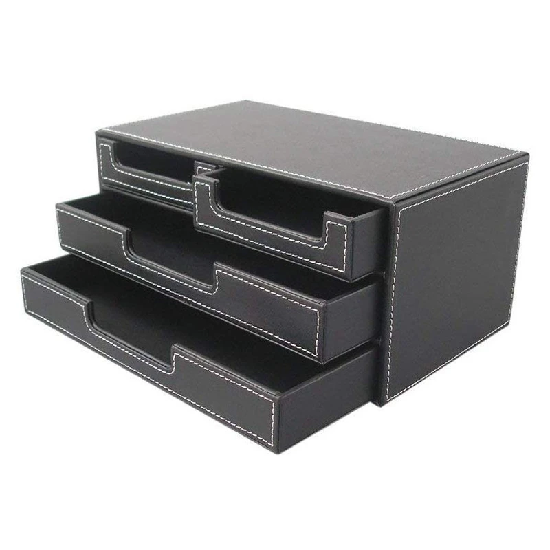 4 Sand Drawer,Office Desk Storage Bag, Multifunctional Stationery Box Jewelry Storage