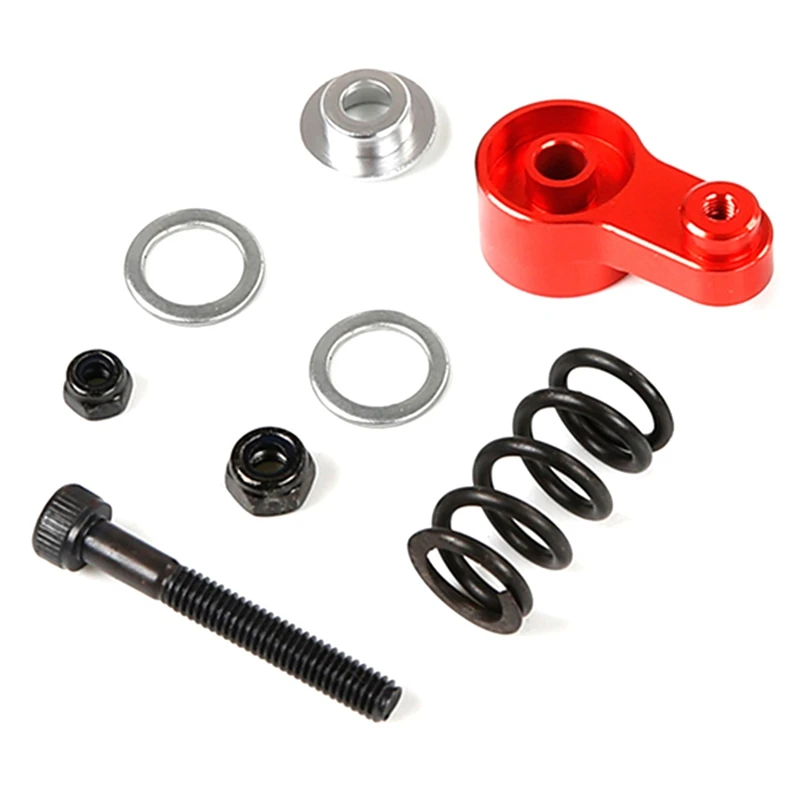 For BAHA CNC Metal Buffer Rocker Arm Kit For 1/5 HPI ROFUN BAHA ROVAN KM BAJA 5B 5T 5SC Rc Car Parts