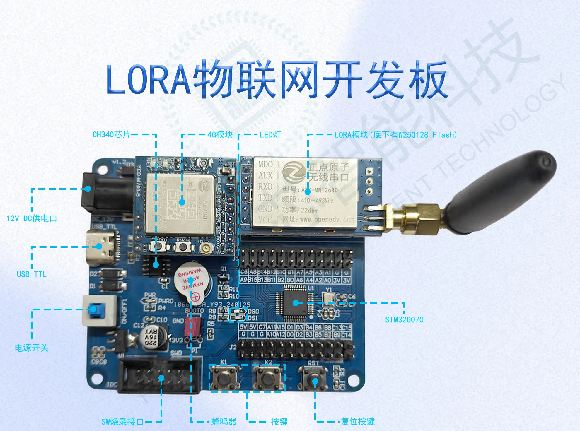 Internet Things Development Board /Lora Board /4G Application Development Board /STM32 Development Board/Remote Upgrade