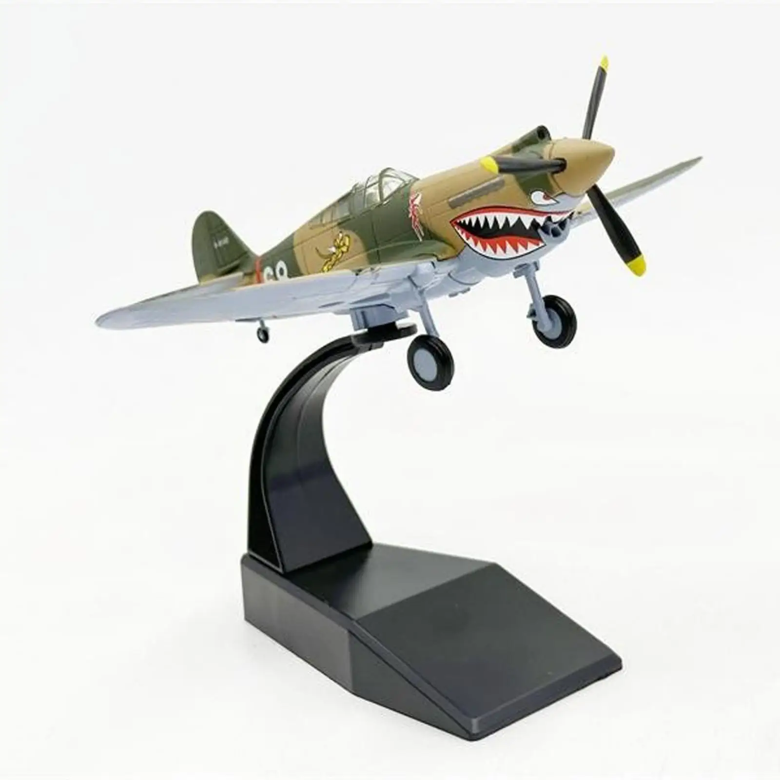 1:72 Scale Plane Model Birthday Gift Collectables Metal Tabletop Decor P40 for Home Living Room Bookshelf Bedroom Decoration