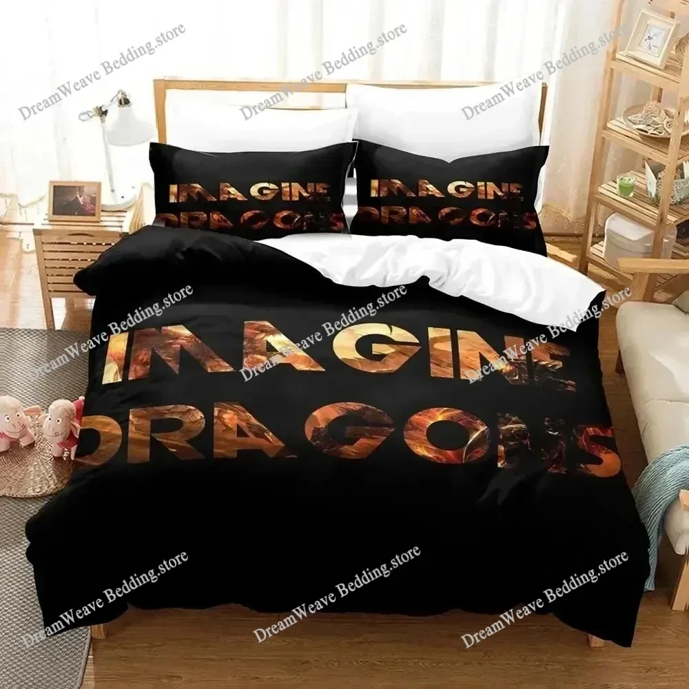 3D Print Imagine Dragons Album Bedding Set Duvet Cover Bed Set Quilt Cover Home Textileextile Luxury Gift963963