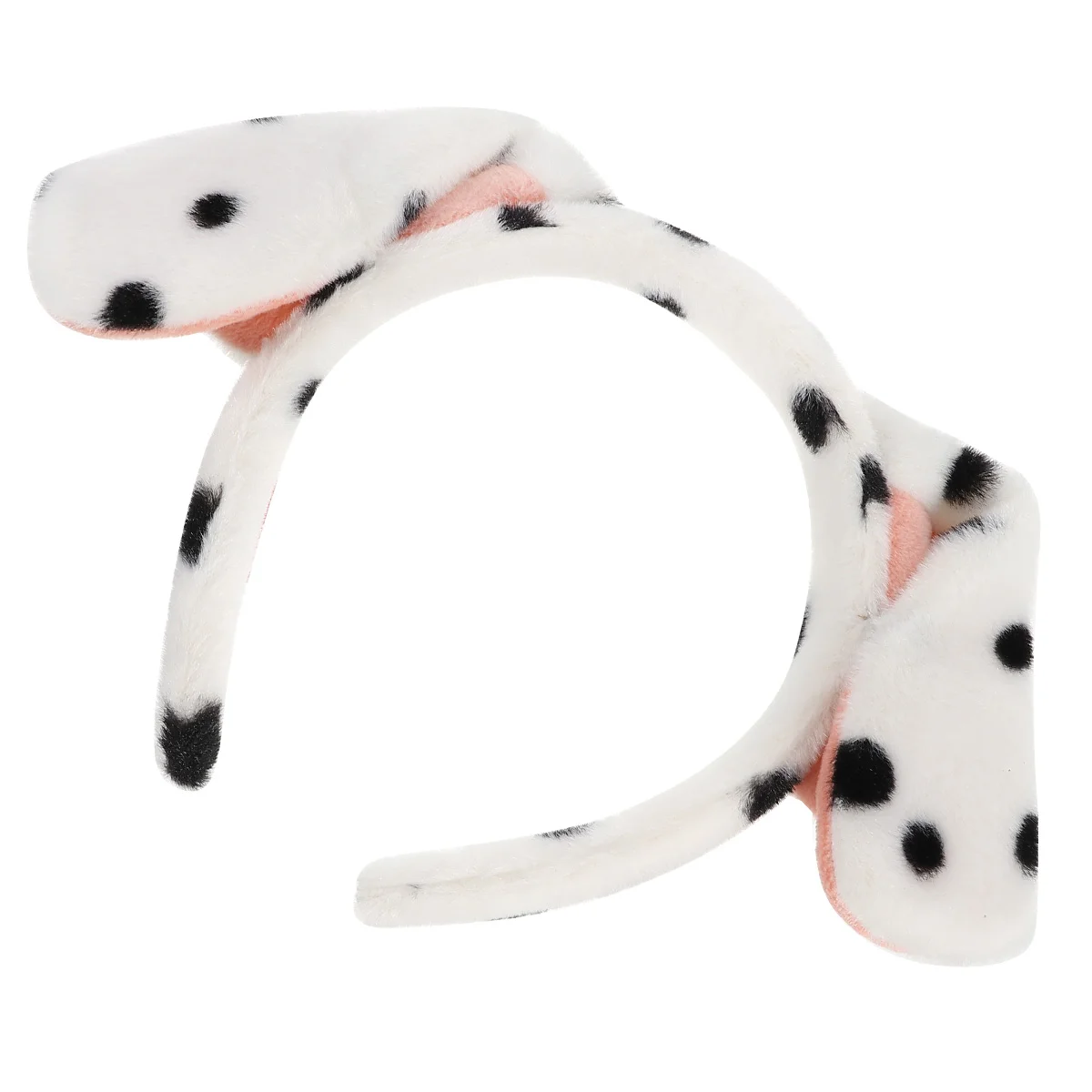 Puppy Headband Cosplay Hairband Cartoon Dog Ears White Bandanas Plush Fabric Lovely Hoop Child