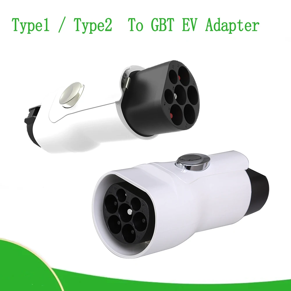 32A Three Phase 22KW  IEC62196 Type2 to GBT Adapter 7KW J1772 Type1 To GBT EVSE Charger to Chinese EV Car ID4 6 BYD MG5 / MG6