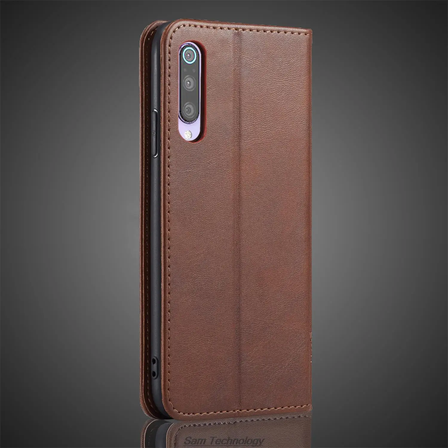 Magnetic attraction Leather Case for Xiaomi Mi 9 Mi9 Xiaomi9 Holster Flip Cover Case Wallet Phone Bags Fundas Coque