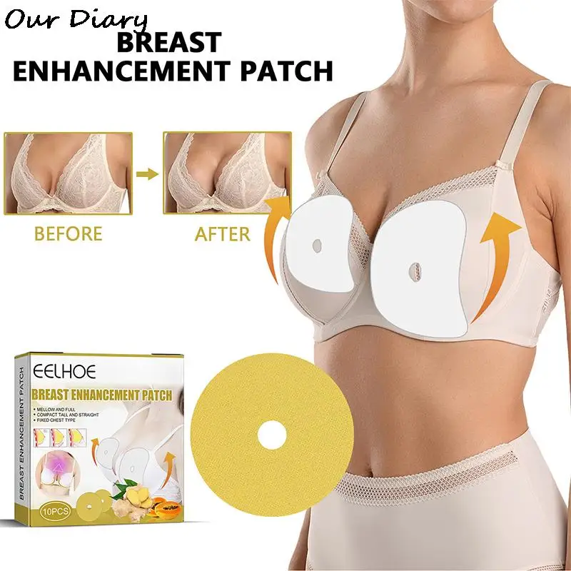 

New 10Pcs Secret Anti-sagging Breast Lifter Enhancer Patch Chest Enhancement Pads Augmentation Firming Bust Treatment