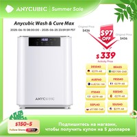 ANYCUBIC Wash & Cure Max Printed Model Curing And Washing Machine Cleaning Size 300*165*300mm For LCD Resin 3D Printer
