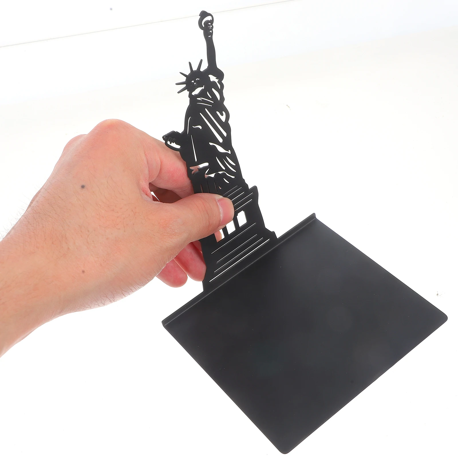 

2Pcs Convenient Bookend Simple Design Bookshelf Accessories for Heavy Books Book Ends Book Ends for Shelves Metal Bookends