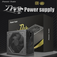 Power Train Power Supply Unit 300W 400W 500W 600W 700W 800W Gaming 120mm RGB Fan 220V ATX Desktop computer Power Supply for BTC