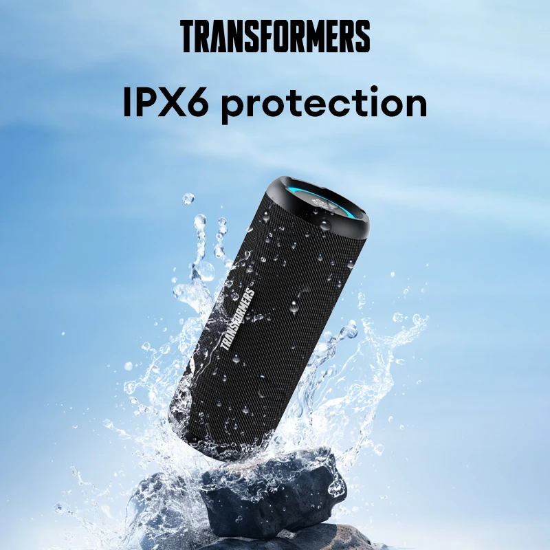 Transformers TF-Y25 New Wireless Bluetooth 5.4 Speaker IPX6 Waterproof Portable Speaker HIFI Grade Stereo Music Speaker