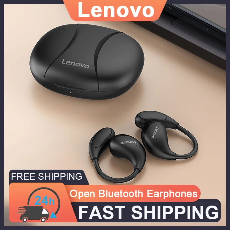 Lenovo New TA330 Ear Hook Earphones Wireless Bluetooth 5.4 Headphones HiFi Stereo HD Mic Call Earbuds Game Music Open Headset