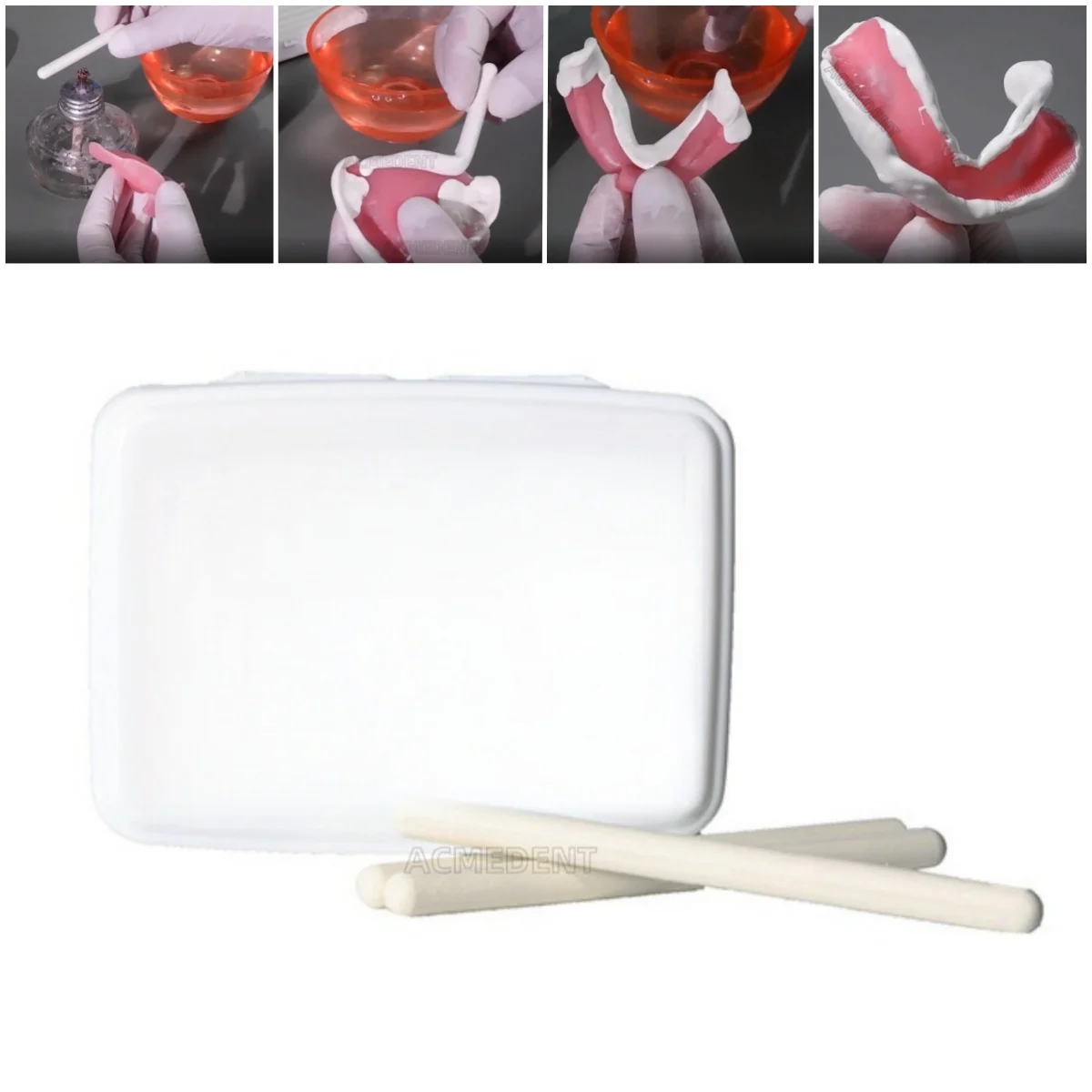 9Pcs Dental Edge Shaping Sticky Wax Impression Trimming Rebasing Restoration