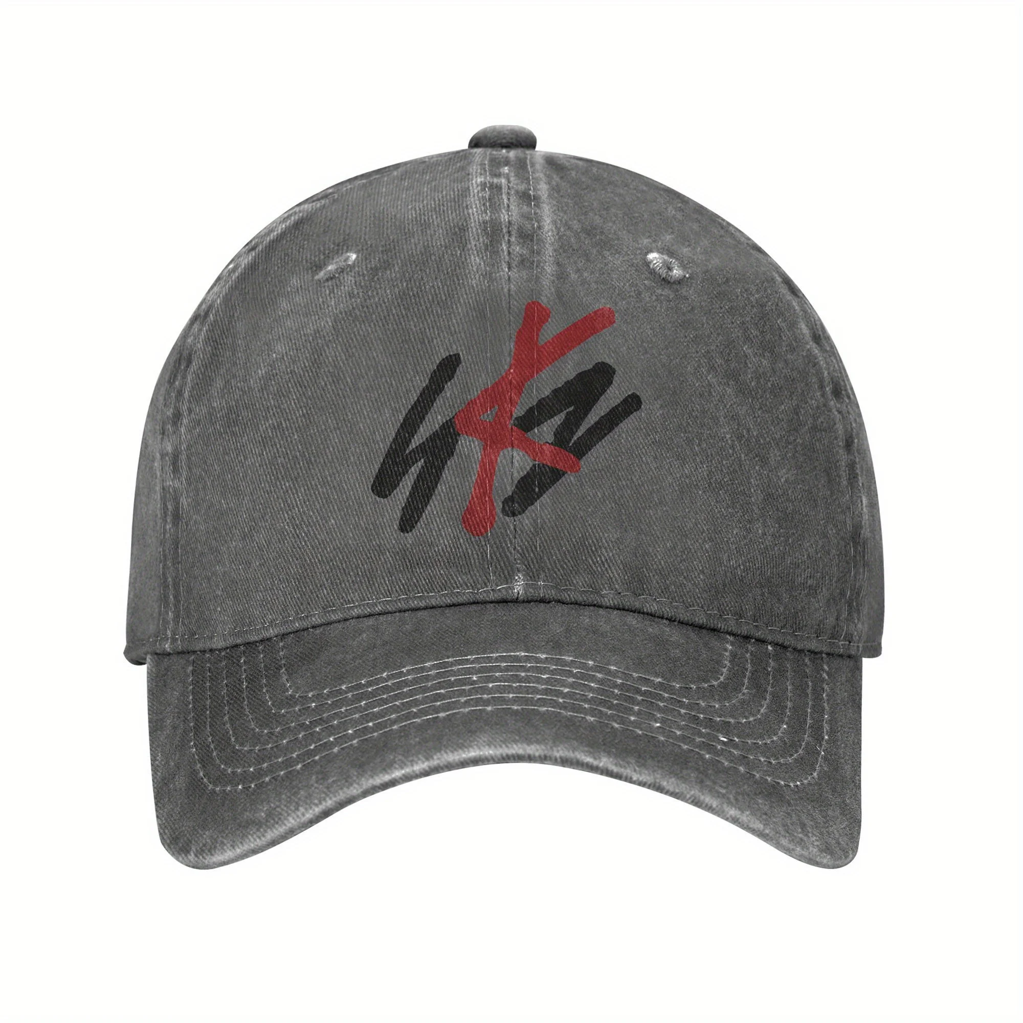 1pc SKZ Logo Retro Baseball Cap for Men & Women - Adjustable Snapback Dad Hat with Iconic SKZ Logo, Lightweight Breathable Unise