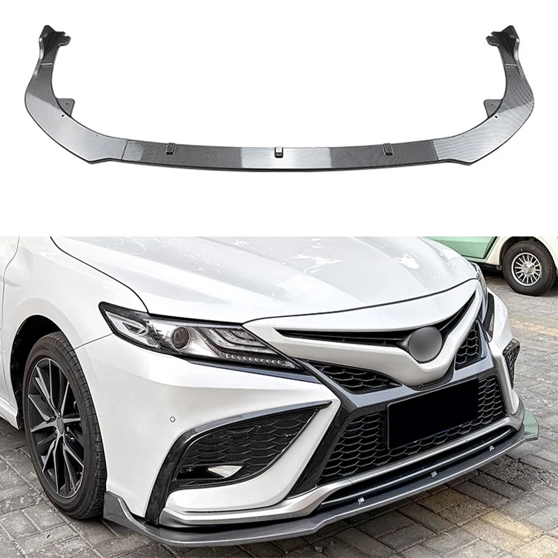 

For Toyota Camry XV70 Sports Edition 2021-2023 Front Bumper Spoiler Lip Lower Body Kit Diffuser Splitter Tuning Guard