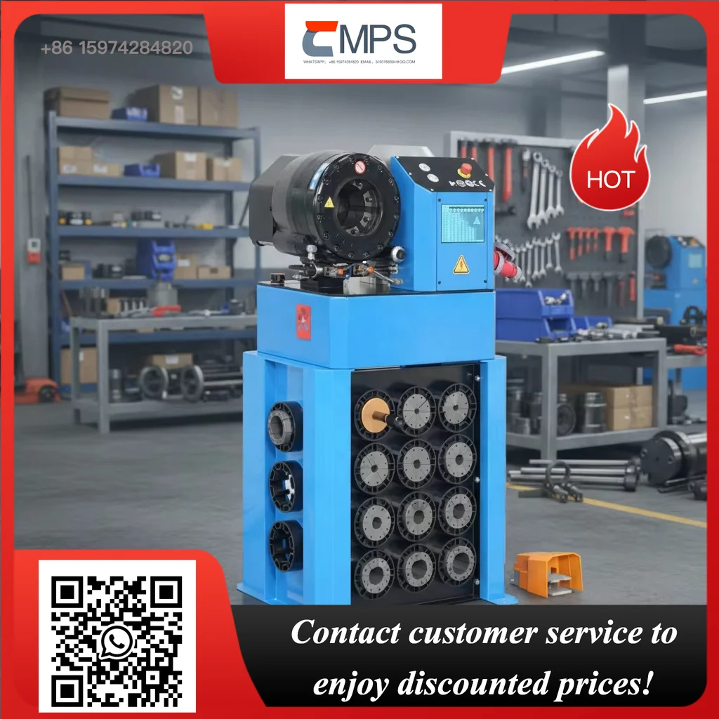 Best-selling P33S380V/415V High-pressure Hydraulic Hose Repair and Crimping Machine. 1/4''-2'' Range.