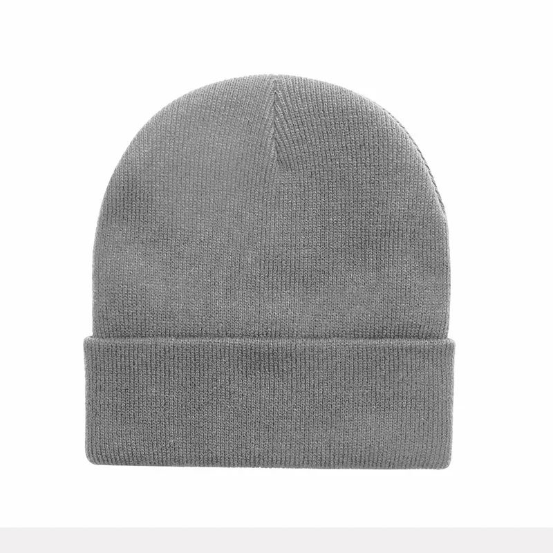 Angepasst Gedruckt Logo Männer Warm Halten Bördeln Kalte Hüte Frauen Outdoor-Mode Vielseitig Einfarbig Einfache Gestrickte Kappen – Detail 30
