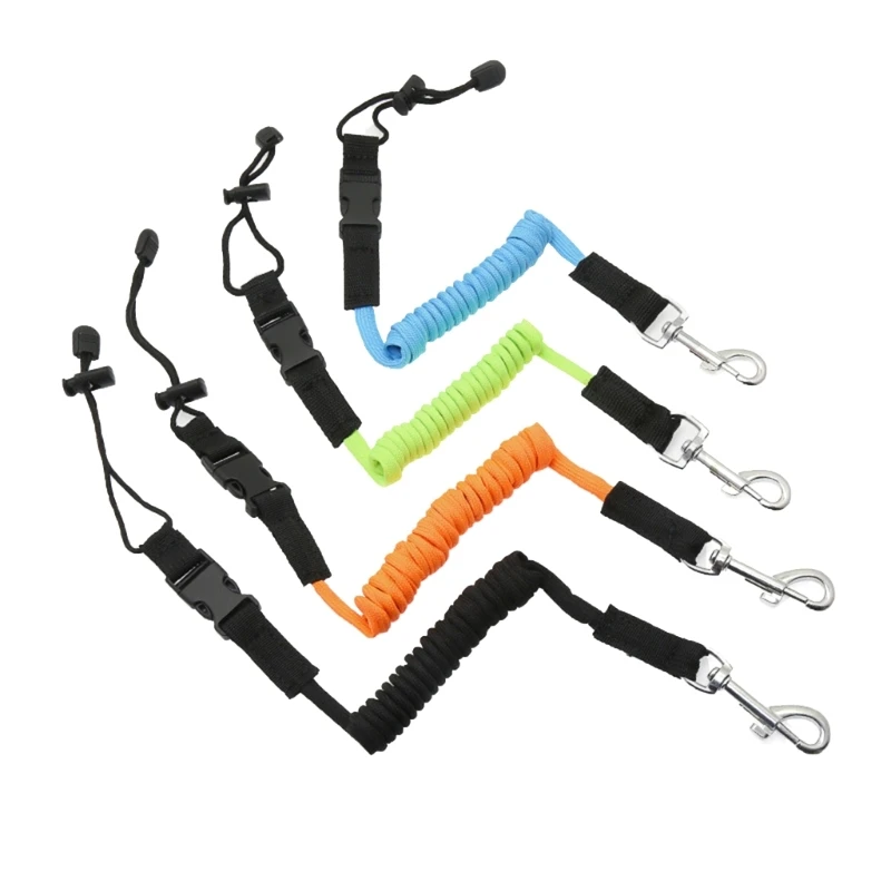 A9LD Kayaks Paddle Leash Elastics Kayaks Canoes Safety String Fish Rod Leash Lanyards String Leash for Paddleboard