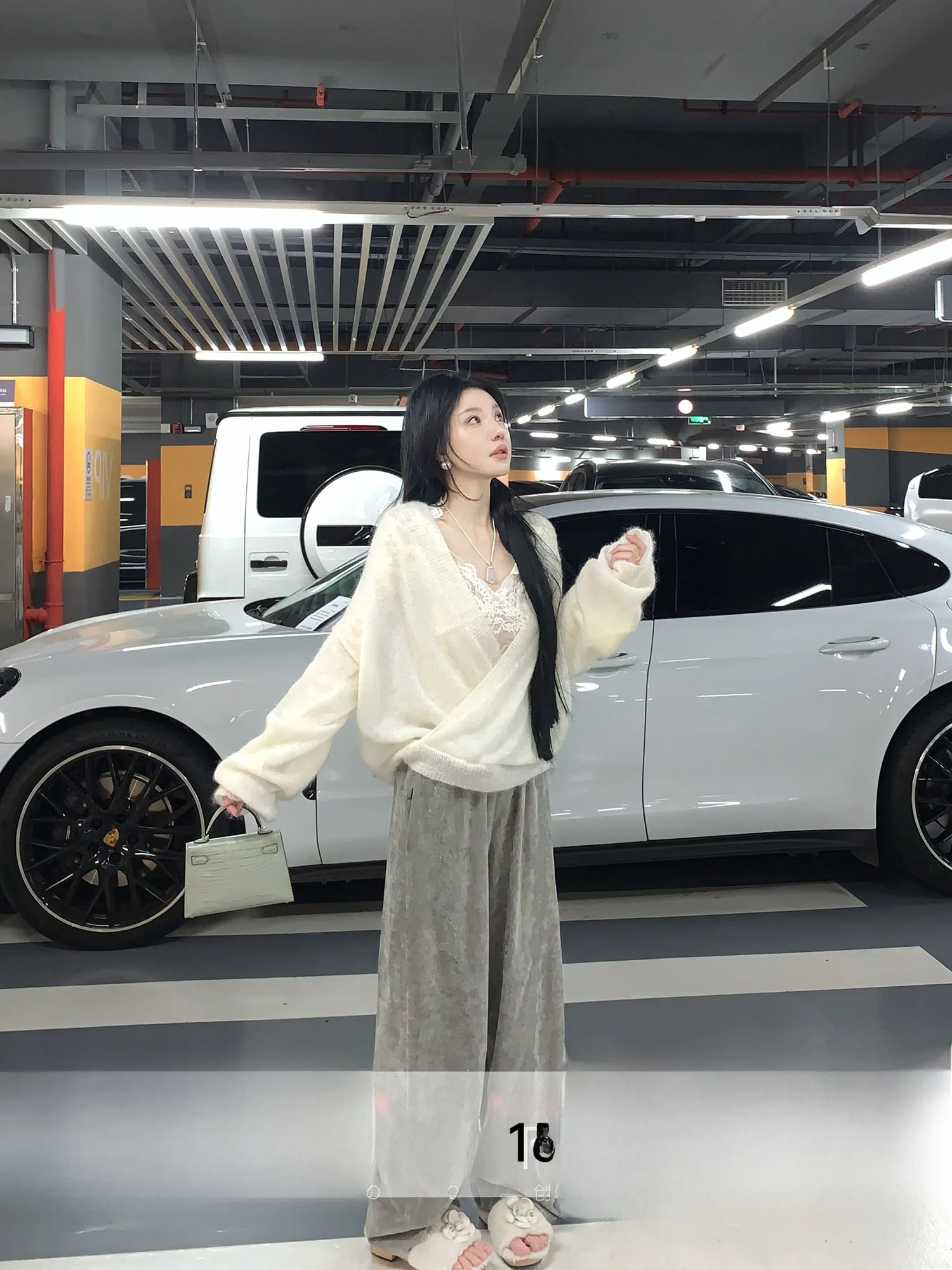 

New Chinese Style Lace Splicing Wide Leg Casual Pants Women's Loose Fit Comfortable Breathable Natural Waist Citywalk Suit
