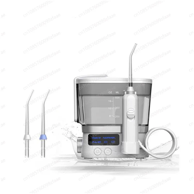 

Household desktop flusher, multi-functional nozzle scrubber