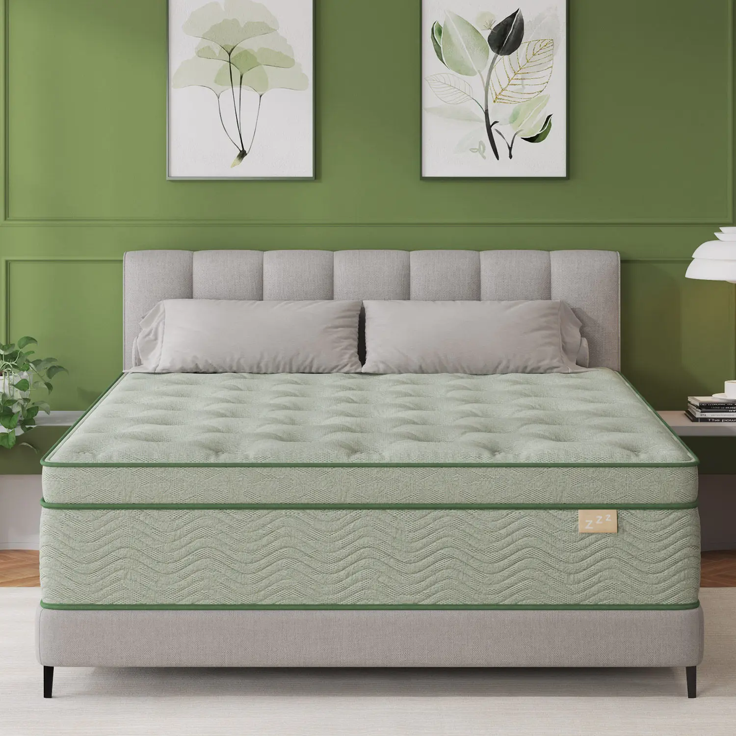 12/14 Inch Medium Firm Hybrid Mattress Gel Memory Foam Pocket Spring Mattress in a Box