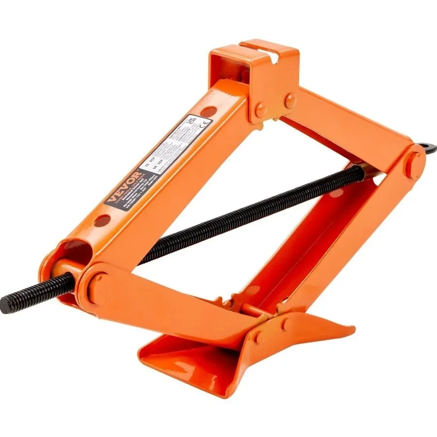 

Scissor Jack 2.5 Ton/5512 lbs Scissor Car Jack 3.7"-17.1" Lifting Range Scissor Lift Jack with Ratcheting Handle and L-Wr