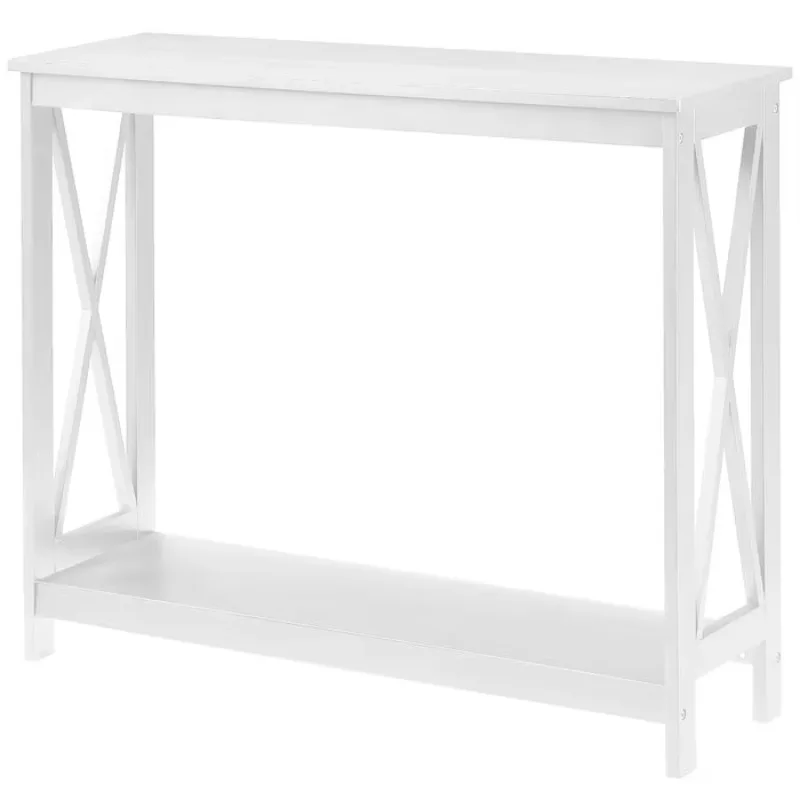 Modern Entrance Corridor Entrance Living Room Furniture Corner Wooden Console Table