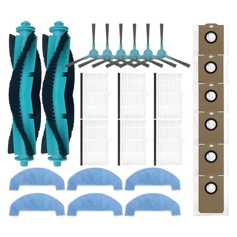 【a88x】accesorios-para-aspiradora-cecotec-conga-2299-ultra-2499-ultra-cepillo-lateral-filtro-hepa-panos-de-limpieza-piezas-de-bolsa-para-polvo